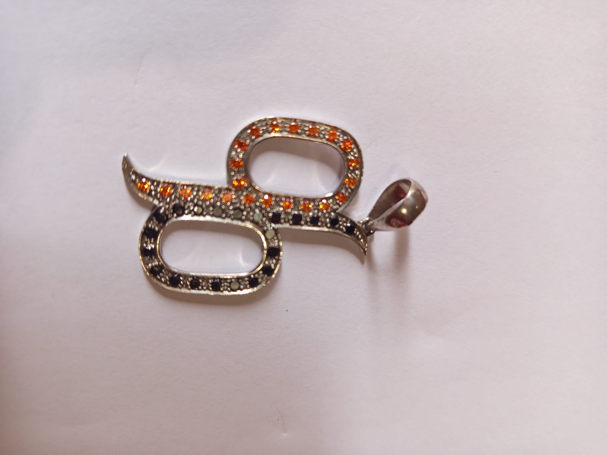 Ciondolo dionisia in argento 925* e zirconi colorat