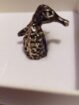 Anello Ippocampo Dionisia brunito nero