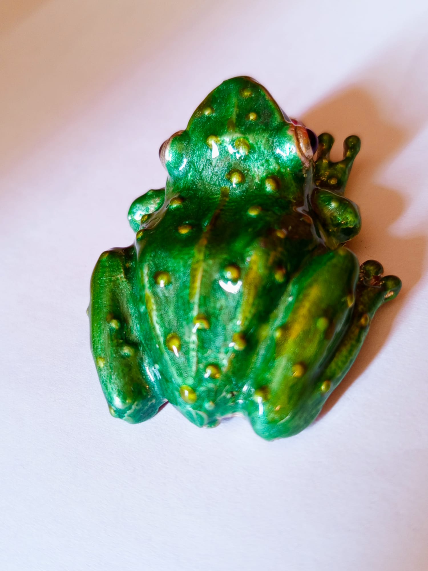 Ciondolo smaltato in argento 925 realizzato a mano